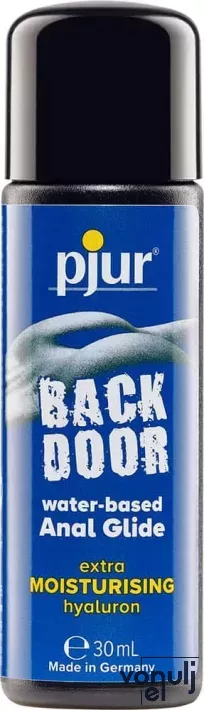 PJUR intim síkosító Back Door Comfort Water Anal Glide 30 ml - anális,vízbázisú,hialuronsavval a hidratált bőrért,illatmentes,latex óvszerhez is