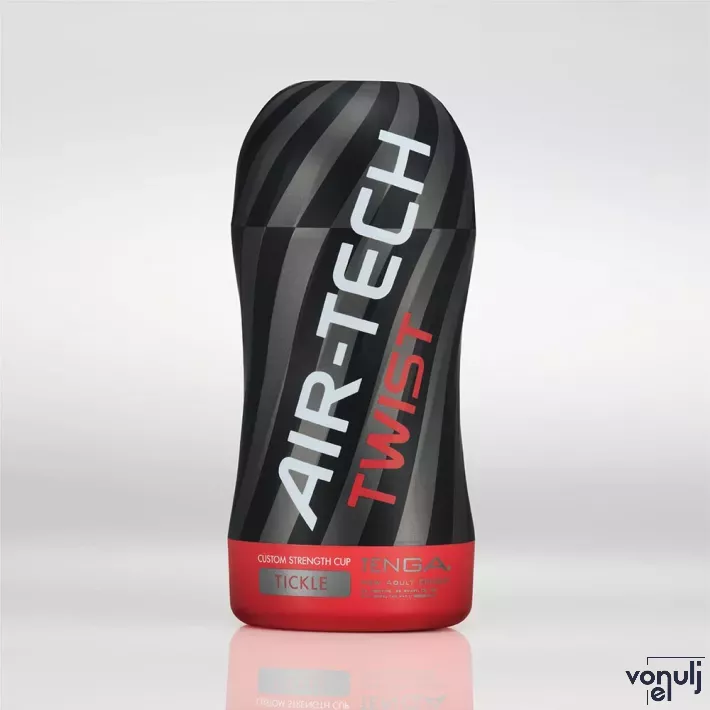 TENGA maszturbátor Air-Tech Twist Tickle - közepes intenzitású, vákuumos, állítható, vízálló