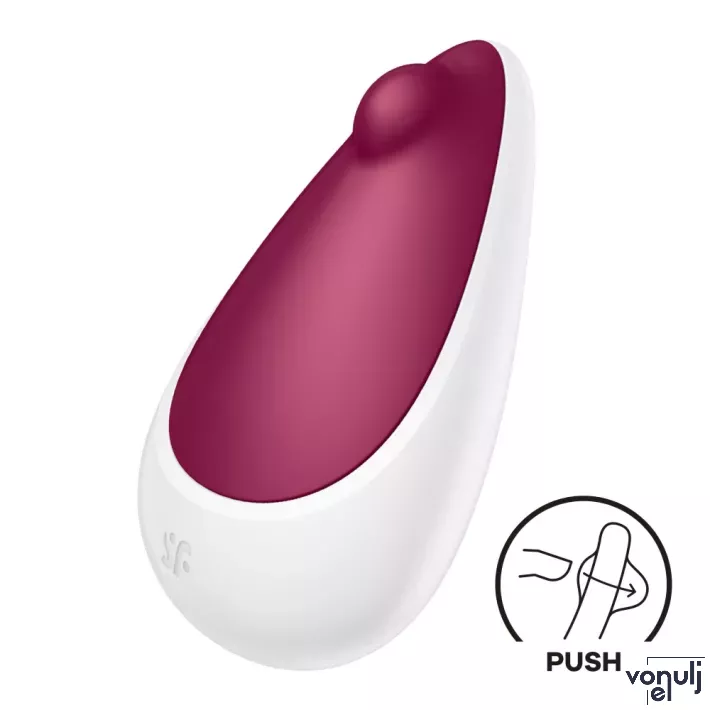 Rezgő csiklóizgató Satisfyer Spot On 3 berry - akkumulátoros,vízálló