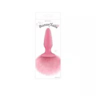 NS NOVELTIES fenékdugó Bunny Tails Pink - rózsaszín színben, nyuszi farokkal, 10,3 cm fenékdugóval, vízálló, szlikon