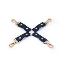 NS NOVELTIES rögzítő Bondage Couture Hog Tie Blue - kék színben