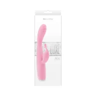 NS NOVELTIES csiklóizgatós vibrátor Luxe Skye Pink - rózsaszín színben, g-pontos, akkumulátoros, vízálló