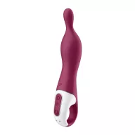 SATISFYER G-pont vibrátor A-Mazing 1 Berry - szeder színben, vízálló, akkumulátoros