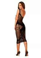 OBSESSIVE szexi ruha D609 dress - fekete színben, átlátszó, S/M/L méretben