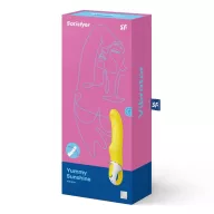 SATISFYER G-pont vibrátor Yummy Sunshine - sárga színben, vízálló, akkumulátoros