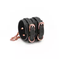 NS NOVELTIES bilincs Bondage Couture Ankle Cuffs Black - fekete színben, bokára helyezhető