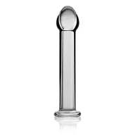 LOVETOY nonfiguratív dildó Glass Romance Clear 1 - üveg, áttetsző, vízálló, 16 cm