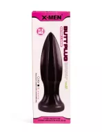 X-MEN fenékdugó 11.8 inch Butt Plug Black - fekete színben, letapasztható, PVC, 30 cm