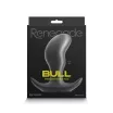 RENEGADE fenékdugó Bull Medium Black - fekete színben, összenyomható, M méretben, vízálló, szilikon (12,6 cm)