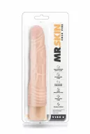 BLUSH élethű vibrátor Mr. Skin Cock Vibe 2 - realisztikus, vízálló, elemes, PVC (23 cm)