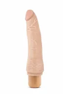 BLUSH élethű vibrátor Mr. Skin Cock Vibe 7 - realisztikus, vízálló, elemes, PVC (21 cm)