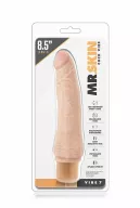 BLUSH élethű vibrátor Mr. Skin Cock Vibe 7 - realisztikus, vízálló, elemes, PVC (21 cm)