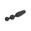 CHISA NOVELTIES análbot Vibrating Booty Beads - fekete színben, vibrációs funkcióval, vízálló, akkumulátoros, (13,6 cm)