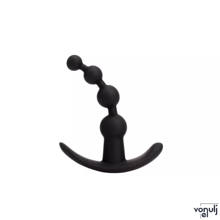 CHISA NOVELTIES análbot Renegade Vibrating Anal Beads - fekete színben, vibrációs funkcióval, vízálló, akkumulátoros, (14,3 cm)