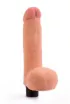 LOVETOY élethű vibrátor 8" Real Softee Vibrating Dildo 4 - realisztikus, vízálló, elemes, TPE (20 cm)