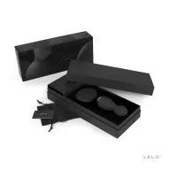 LELO vibrációs tojás Hula Beads Black EU - fekete színben, vízálló, akkumulátoros, elemes távirányítóval