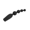 CHISA NOVELTIES análbot Vibrating Bumpy Bead - fekete színben, vibrációs funkcióval, vízálló, akkumulátoros, (18,5 cm)
