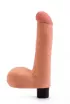 LOVETOY élethű vibrátor 8" Real Softee Vibrating Dildo 4 - realisztikus, vízálló, elemes, TPE (20 cm)