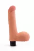 LOVETOY élethű vibrátor 8" Real Softee Vibrating Dildo 4 - realisztikus, vízálló, elemes, TPE (20 cm)