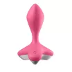 SATISFYER fenékdugó Game Changer Pink - rózsaszín színben, vibrátoros, vízálló, akkumulátoros