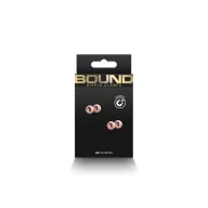 NS NOVELTIES mellbimbó izgató Bound Nipple Clamps M1 Rose Gold - rózsaarany színben, mágneses, BDSM szex kelléke