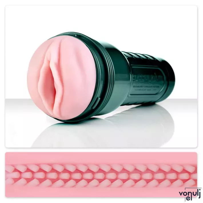 FLESHLIGHT maszturbátor Vibro Pink Lady Touch - realisztikus, vagina formájú, testszínű, vízálló, vibrátoros