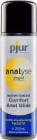 PJUR intim síkosító Analyse Me! Comfort Water Anal Glide 250 ml - anális, vízbázisú, selymes síkosító, jojoba kivonattal a lágy és hidratált bőrért