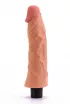 LOVETOY élethű vibrátor 8.3" Real Softee Vibrating Dildo 3 - realisztikus, vízálló, elemes, TPE (21 cm)