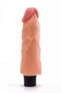 LOVETOY élethű vibrátor 7" Real Softee Vibrating Dildo 1 - realisztikus, vízálló, elemes, TPE (18 cm)