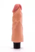 LOVETOY élethű vibrátor 7" Real Softee Vibrating Dildo 1 - realisztikus, vízálló, elemes, TPE (18 cm)