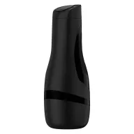 SATISFYER maszturbátor Men Classic Black - vákuumos, vízálló, fekete tokban