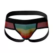 CUT4MEN erotikus férfi alsó Mixed Jockstrap Rainbow XL - szivárvány színben, XL méretben