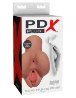 Műpunci és műánusz maszturbátor PIPEDREAM Pick Your Pleasure Stroker Tan