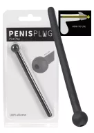 YOU2TOYS húgycső tágító Penis Plug Piss Play Black - fekete színben, fetish-szerepjátékokhoz, vibráció nélküli, szilikon (11,8 cm)