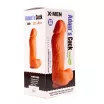 X-MEN élethű dildó Adam's 12" Cock Flesh - Nagy méretű, herékkel, letapasztható, testszínű, PVC (30 cm)