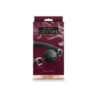 NS NOVELTIES szájpecek Bondage Couture Ball Gag - fekete színben, fetish játékokhoz