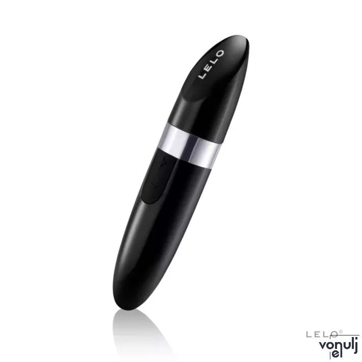 LELO minivibrátor Mia 2 Black - fekete színben, vízálló, akkumulátoros