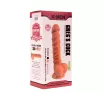 X-MEN élethű dildó Greg's 8.3" Cock Flesh - Közepes méretű, herékkel, letapasztható, testszínű, PVC (20 cm)