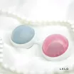 LELO gésagolyó Luna Beads Mini - 2 különböző méretű, eltérő színű, vízálló