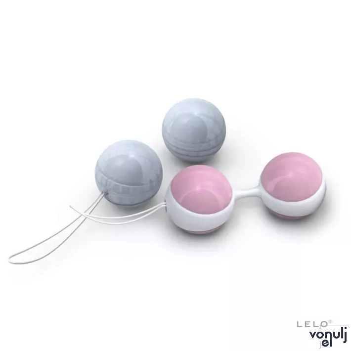 LELO gésagolyó Luna Beads Mini - 2 különböző méretű, eltérő színű, vízálló