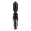 SATISFYER csiklóizgatós vibrátor Heat Climax + - fekete színben, vízálló, okos, melegítő funkcióval, akkumulátoros, ingyenes applikációval