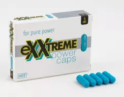 HOT EXXTREME POWER - Potencianövelő étrend-kiegészítő kapszula férfiaknak 5x