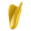 SATISFYER minivibrátor High Fly Yellow - sárga színben, vízálló, akkumulátoros