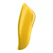 SATISFYER minivibrátor High Fly Yellow - sárga színben, vízálló, akkumulátoros