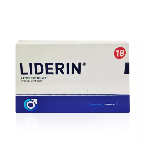 LIDERIN - Potencianövelő étrend-kiegészítő kapszula férfiaknak 6x