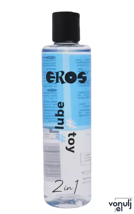EROS intim síkosító 2in1 lube toy 250 ml - vízbázisú, páros használatra és játékszerekhez is alkalmas, óvszerrel is alkalmazható