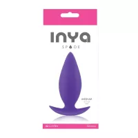 INYA fenékdugó Spades Medium Purple - lila színben, M-méretben, vízálló, szilikon (10.2 cm)