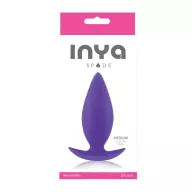 INYA fenékdugó Spades Medium Purple - lila színben, M-méretben, vízálló, szilikon (10.2 cm)