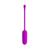 PRETTY LOVE vibrációs tojás Joyce Purple - lila színben, memória funkcióval, vízálló, akkumulátoros
