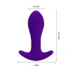 PRETTY LOVE fenékdugó Anal Plug Massager Purple - lila színben, vibrátoros, vízálló, akkumulátoros